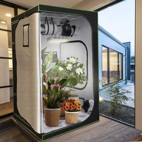 Hydroponic Grow Tent with Observation Window-120cm