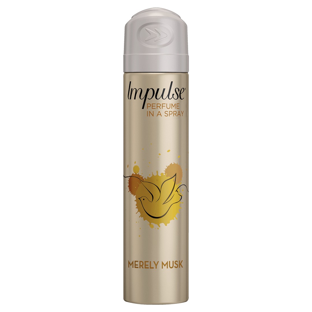 Impulse Perfume in a Spray Deodorant Merely Musk 75mL