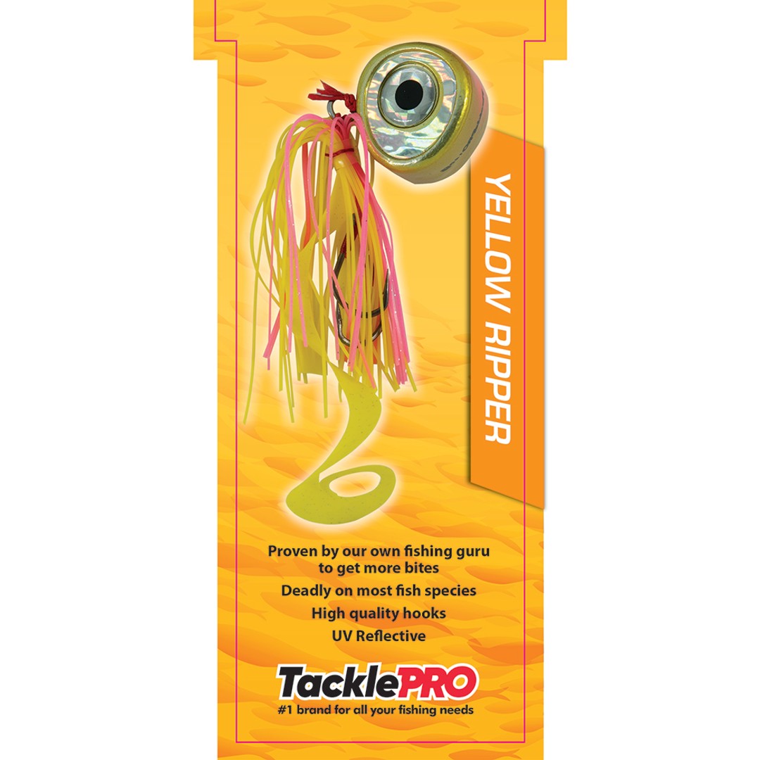 TacklePro Kabura Lure 60gm - Yellow Ripper