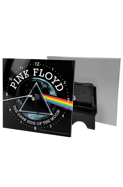 Pink Floyd Dark Side Analogue Glass Clock
