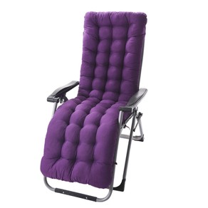 155x48cm Purple Sun Lounger Cushion Pad Thick Padded Recliner Chair Seat Mat Chaise Seat Cushion Bench Mat