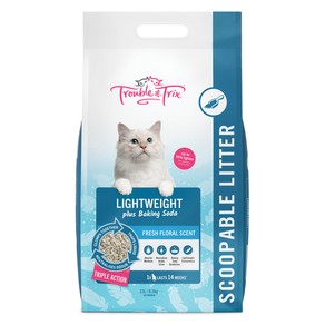 Trouble & Trix Lightweight Plus Baking Soda Cat Litter 15L
