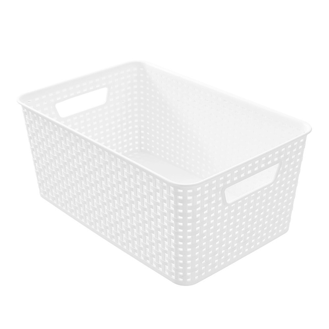 Boxsweden Woven Storage/Container Basket Organiser 39x26x16.5cm BPA ...