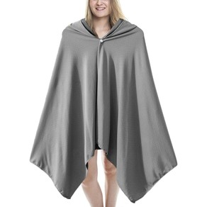 Cool-feeling Beach Poncho Diving Quick-drying Hooded Change of Clothes