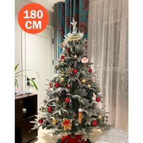 Zakka *CLEARANCE* Christmas Tree Artificial Xmas Pine Tree WITH SNOW 180cm