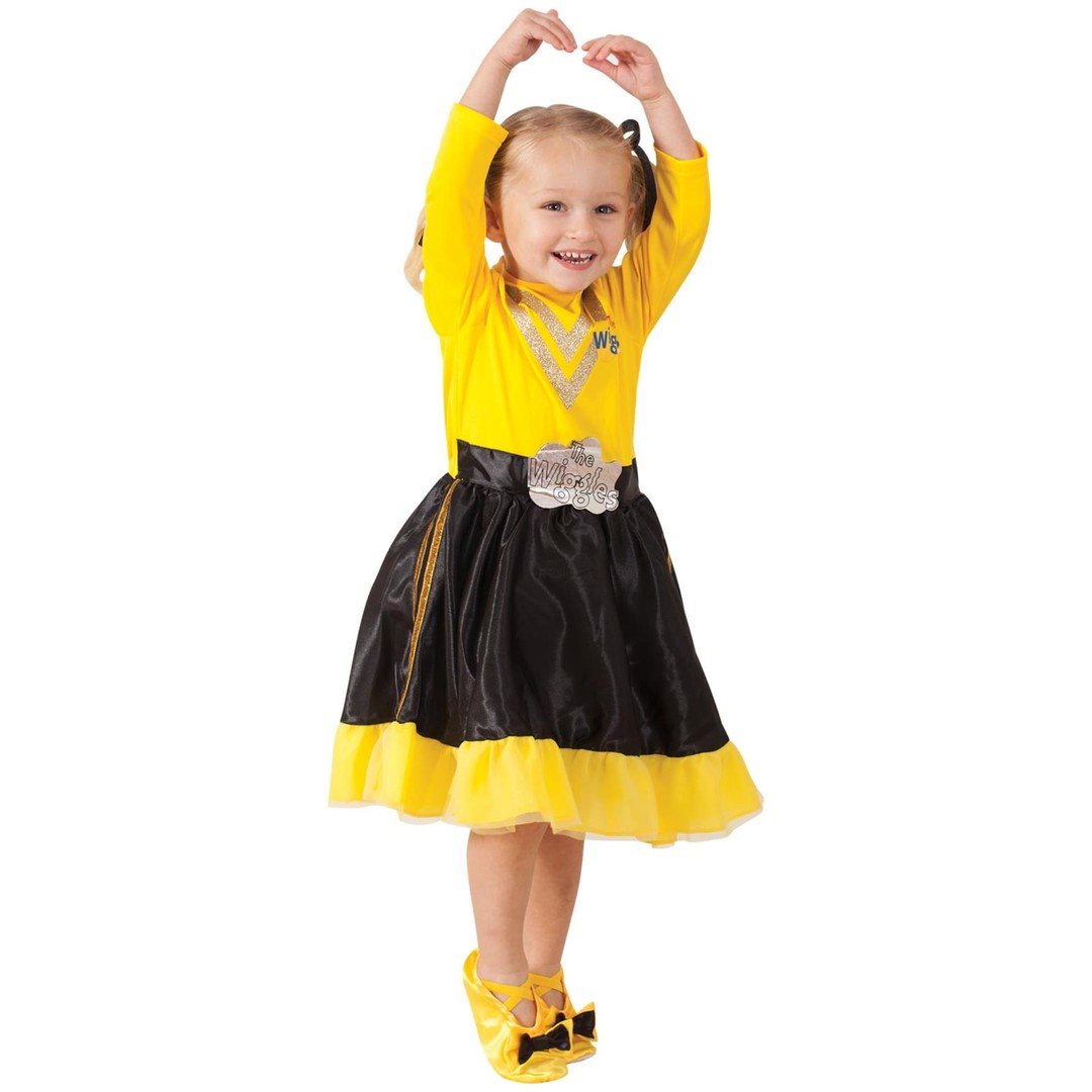 Costume King® Yellow Wiggle Deluxe Emma Tsehay Evie The Wiggles Child Girls Costume 3-5