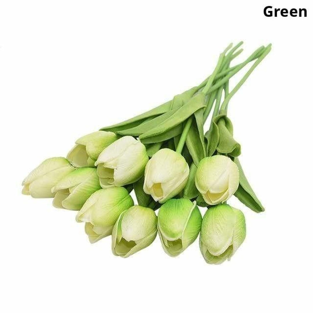 Colourful Tulips Artificial Flowers Home Decor