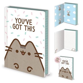 Pusheen Character Themed  You've Got This Motivational Quotes Notebook