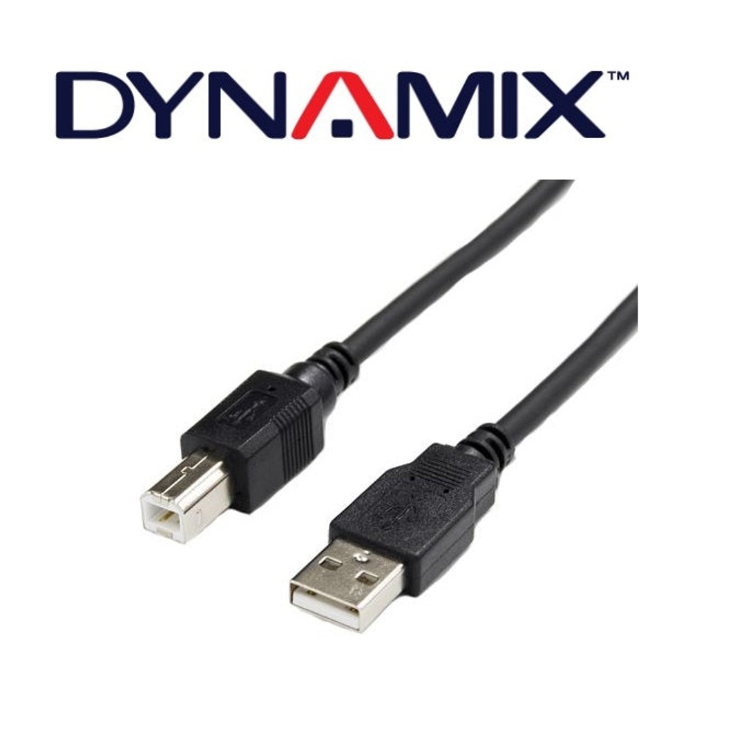 Dynamix USB 2.0 Type A Male to B Printer Scanner Cable 2M C-U2AB-2