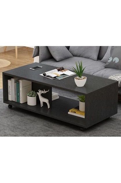 Coffee Table Black Modern Style, Black Round Coffee Tables Nz
