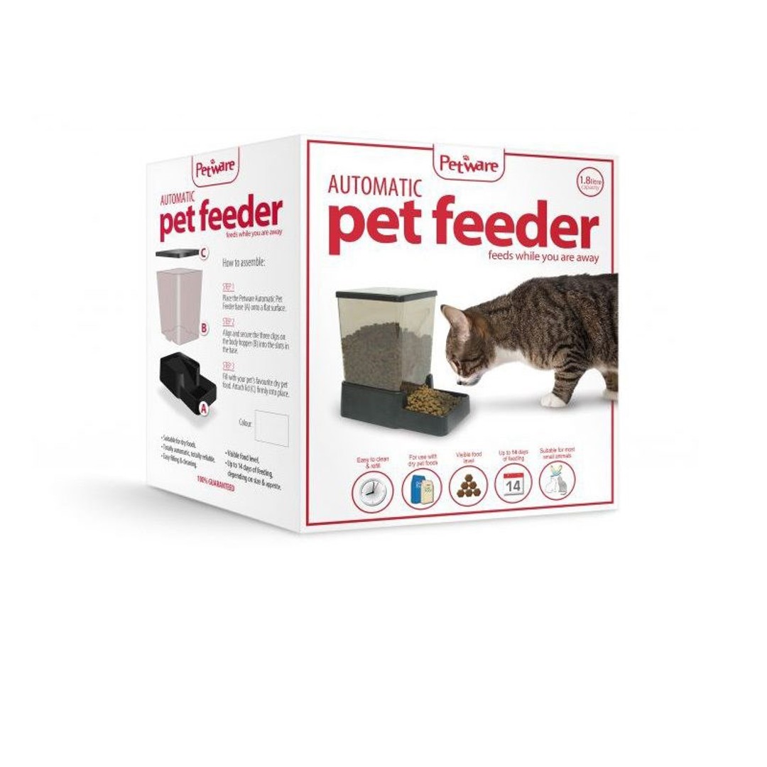PETWARE AUTOMATIC PET FEEDER FOR CATS OR DOGS