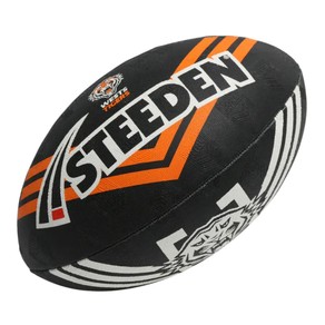 Wests Tigers NRL Football Steeden Supporter Ball Size 11" inch Footy