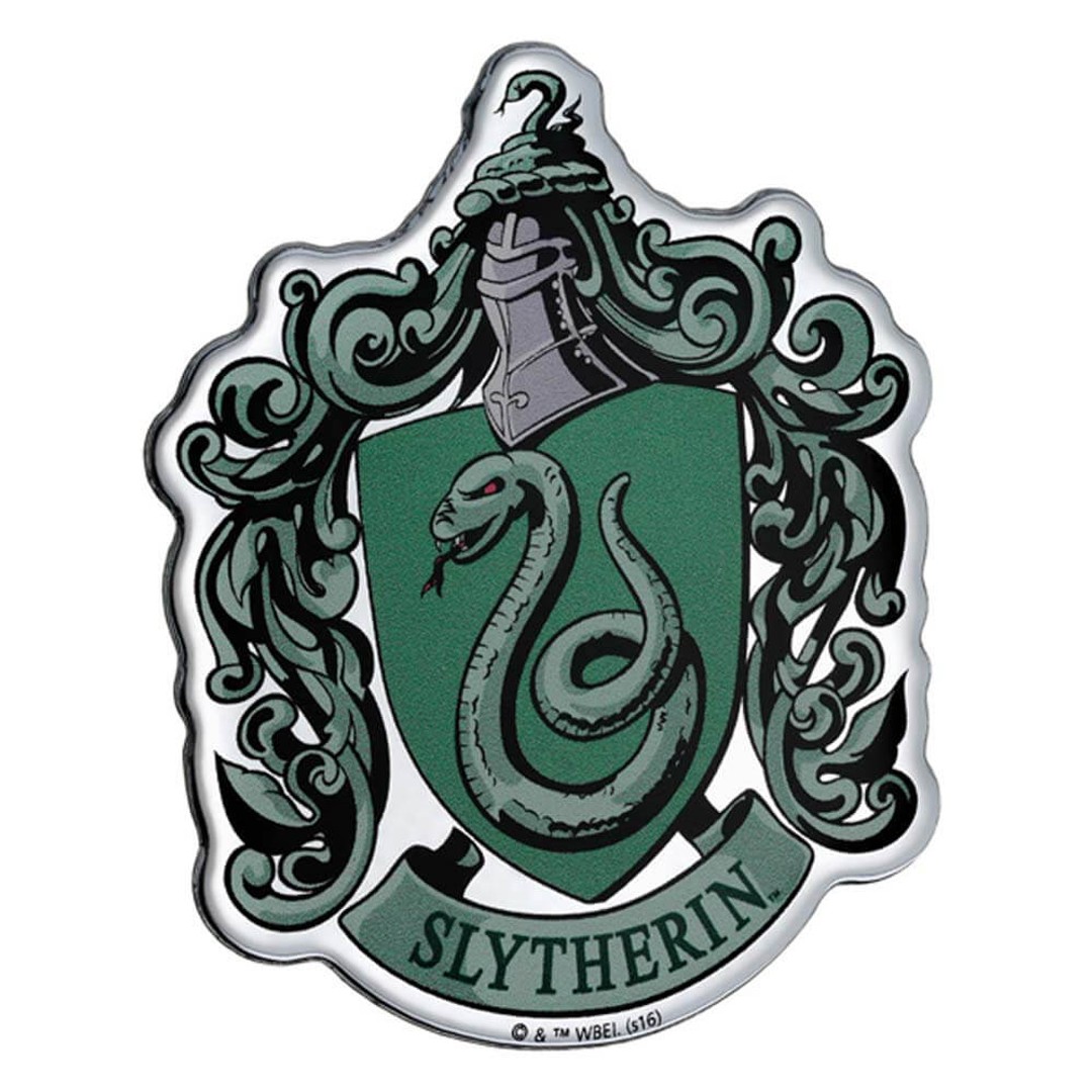 Fan Emblems - Harry Potter: Slytherin Crest Logo Decal, Green, hi-res