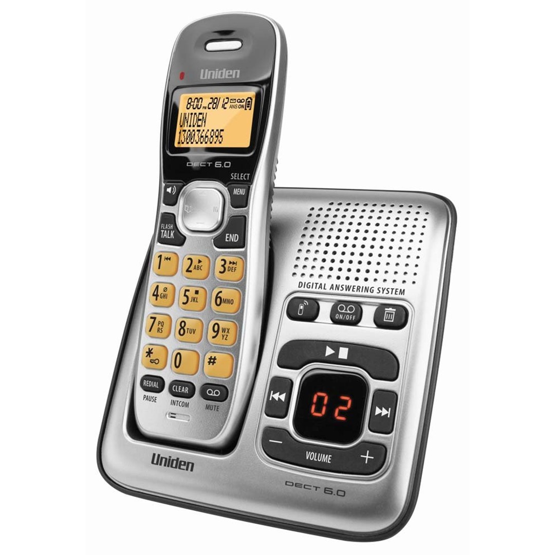 Uniden DECT1735 Digital DECT Cordless Phone with Answer Machine