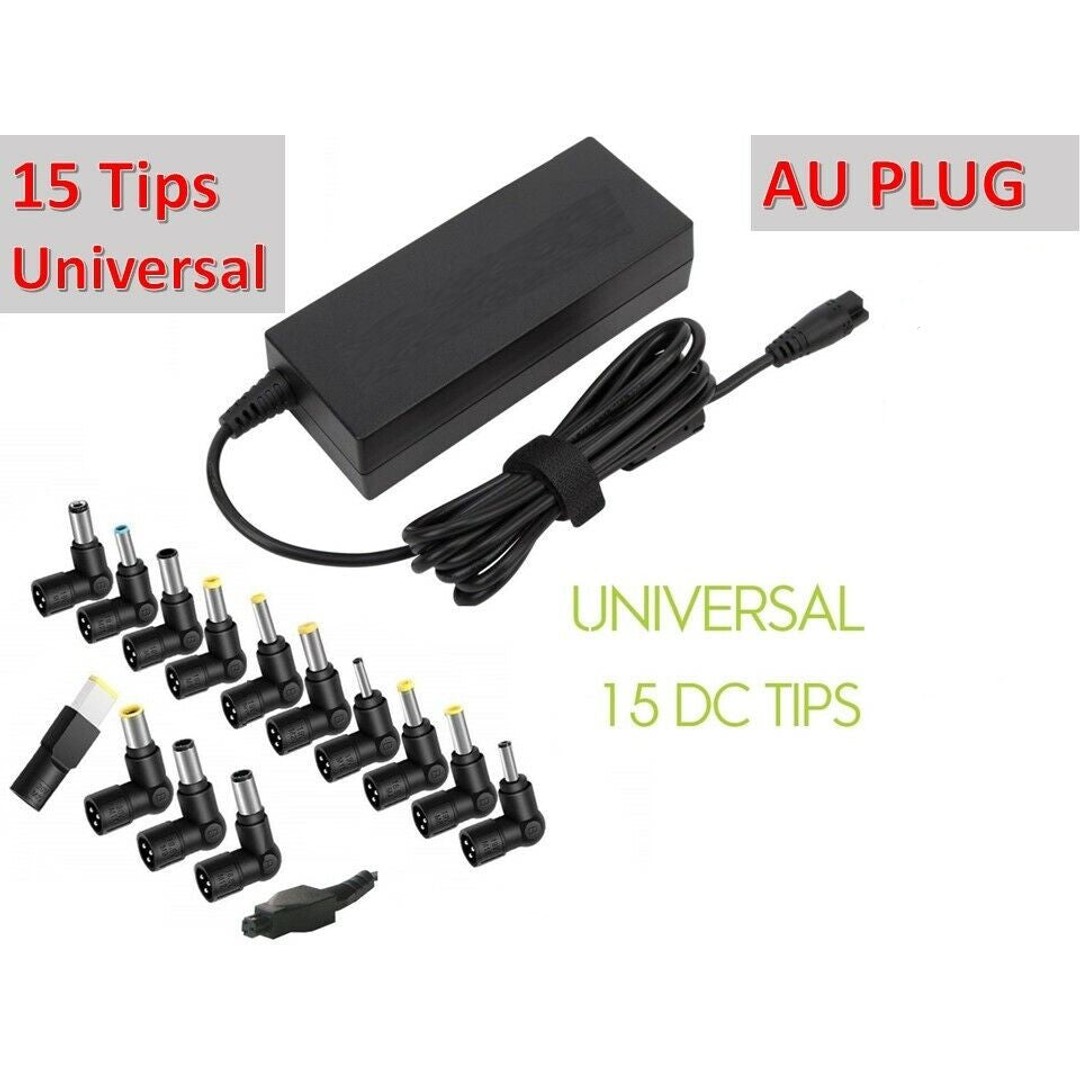 Universal 90W 15V-24V Laptop Power Supply Charger 15 Connector Dell Asus HP Sony
