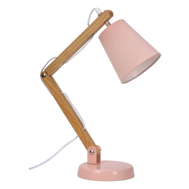 Living Co Calvin Desk Lamp Pink E14, Copper Table Lamp Nz