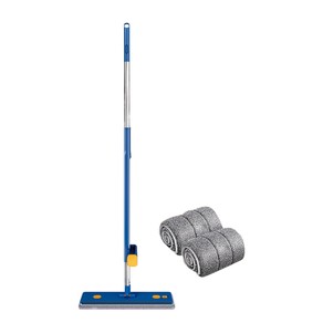 Self-wringing Microfiber Floor Cleaning Mop with Collapsible Bucket-Style 1