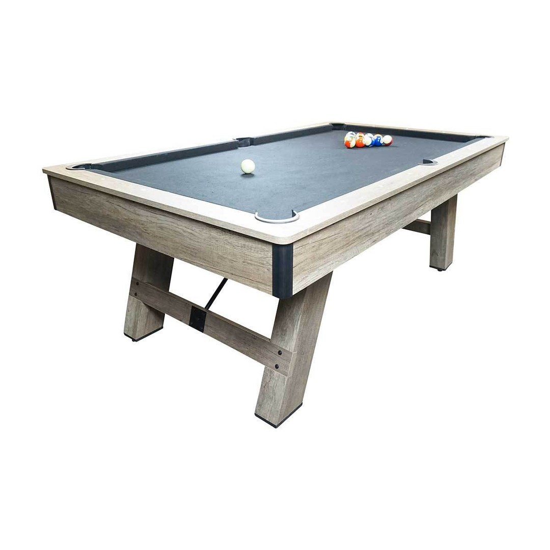 Deal Mart Shark 8ft Pool Table (Black Felt)