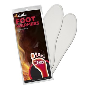 1 Pair Little Hotties S/M Winter Foot Warmers Insole 5hr Pure Heat Air-Activated