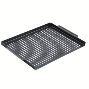 Heavy Duty Grill Topper Outdoor Barbecue Cooking Tray Porcelain Set 30x30cm