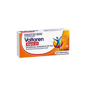 Voltaren Rapid 25, 30 Tablets (Pharmacist Only)