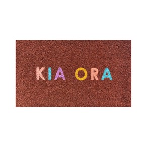 Potted Coir Doormat - Kia Ora Colours