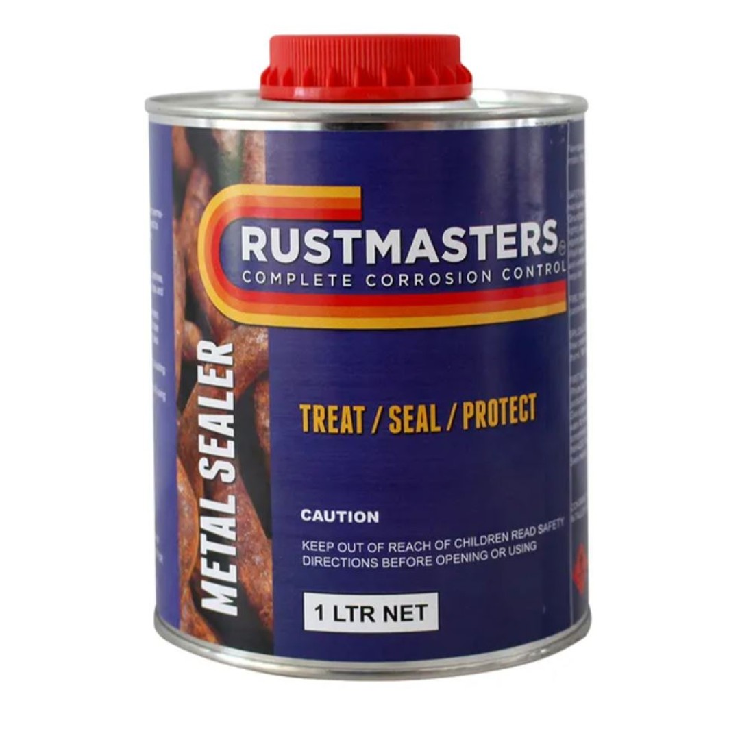 RustMasters Metal Sealer 1 Litre 1L Rust Penetrating Moisture Repelling