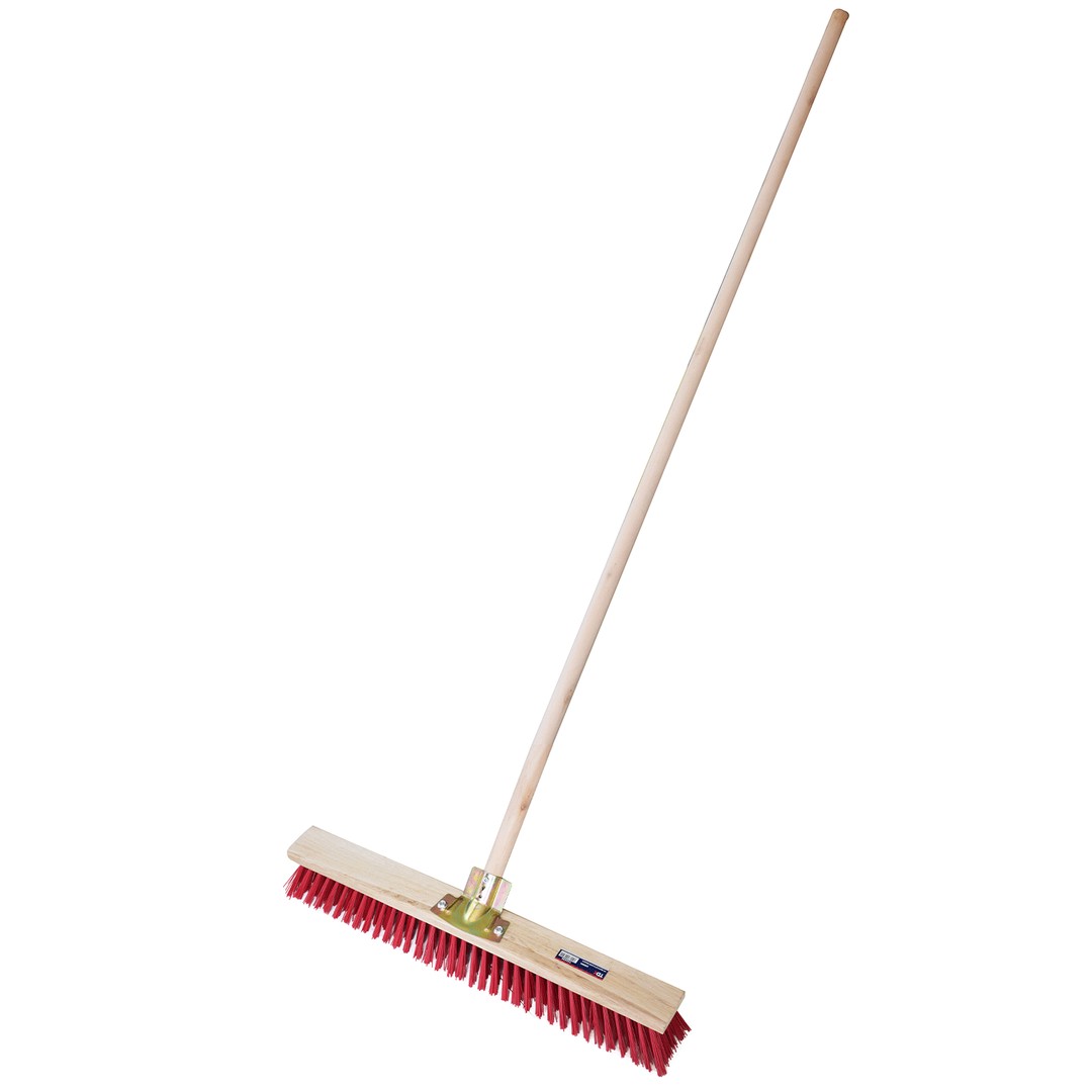 TDX PP Bristle Broom with Wooden Handle - 600mm