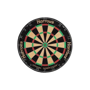 Harrows Official Competition Dartboard Target Sports Round Dart Board Game Play