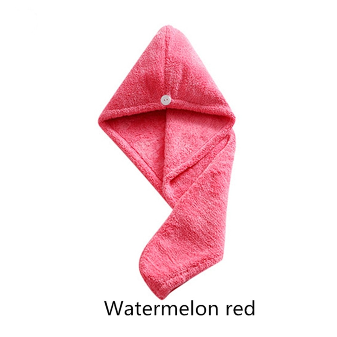 Coral Velvet Hair Towel Fast Drying Hair Towel Super Absorbent Quick Dry Towel For Women 