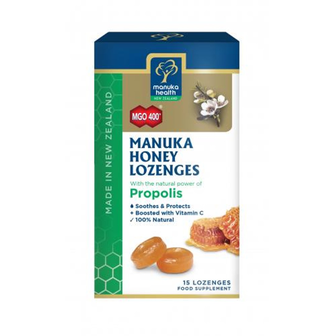 Manuka Health Manuka Honey Lozenges 15 Lozenges - Propolis