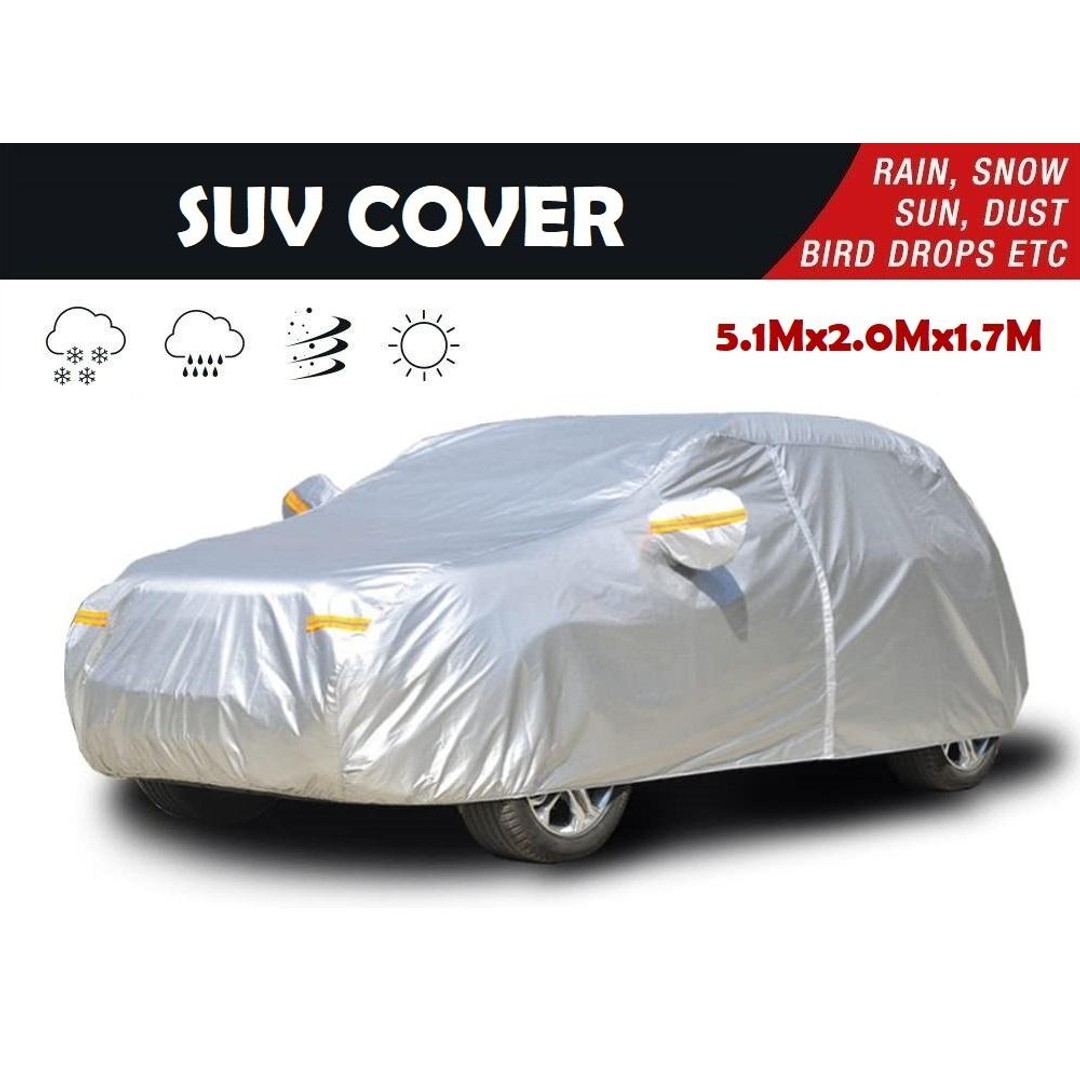 Aluminum Layer Car Cover for SUV, , hi-res