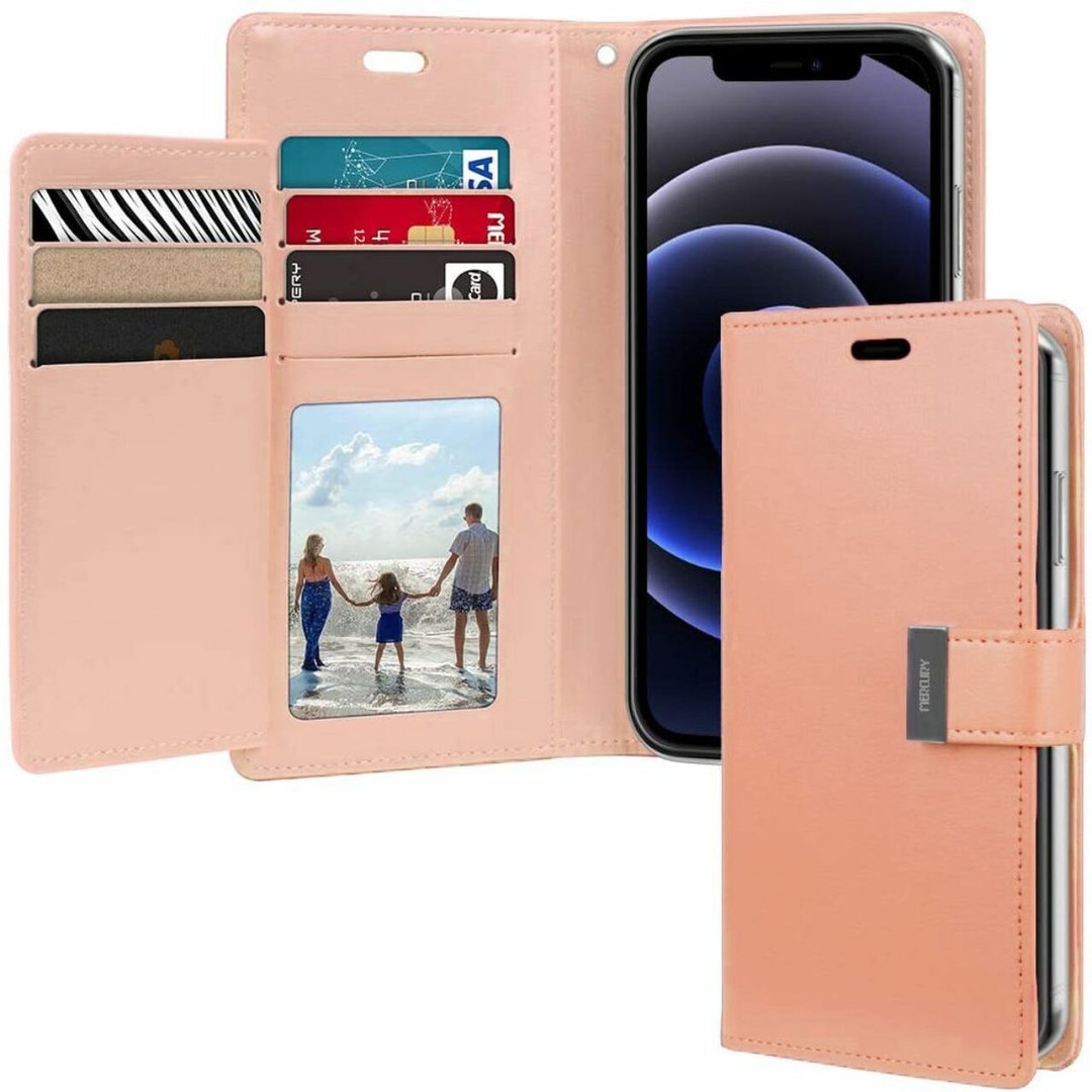Mercury Goospery Rich Diary Wallet Case for iPhone 14