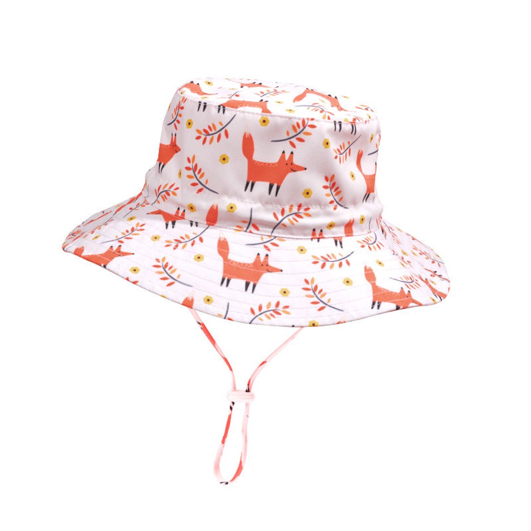 Taylorson Quick Drying Kids Sun Hat | Bucket Hat - Fox (1-5 years)