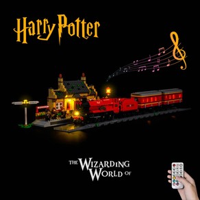 Lego Hogwarts Express Train Set with Hogsmeade Station 76423 Light Kit