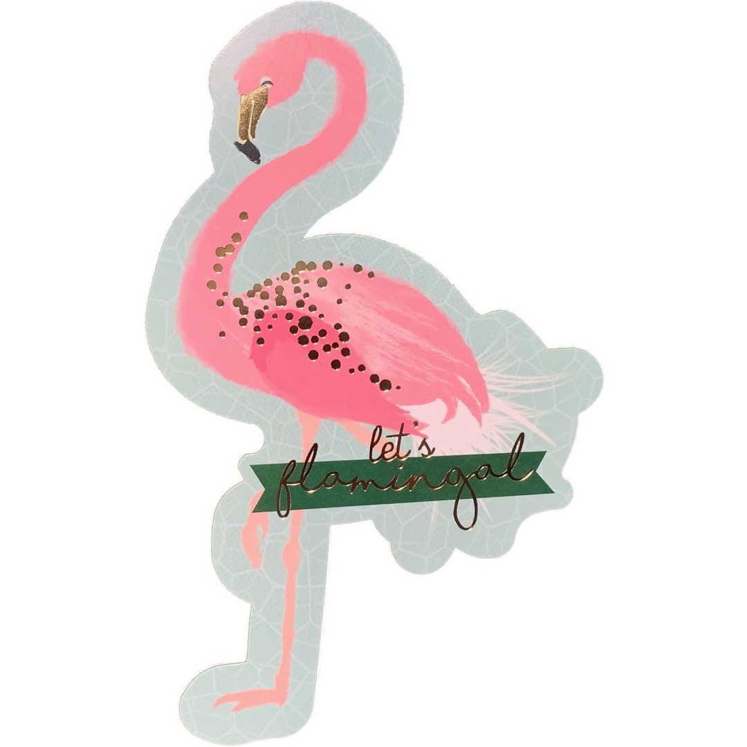 Birthday Invitations | Flamingo Cutout