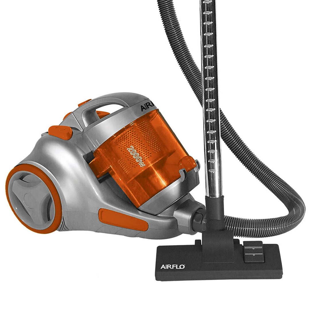 Airflo 2000W Corded Bagless Vacuum Cleaner w/Swivel Hose/Wheels/HEPA Filter ORG