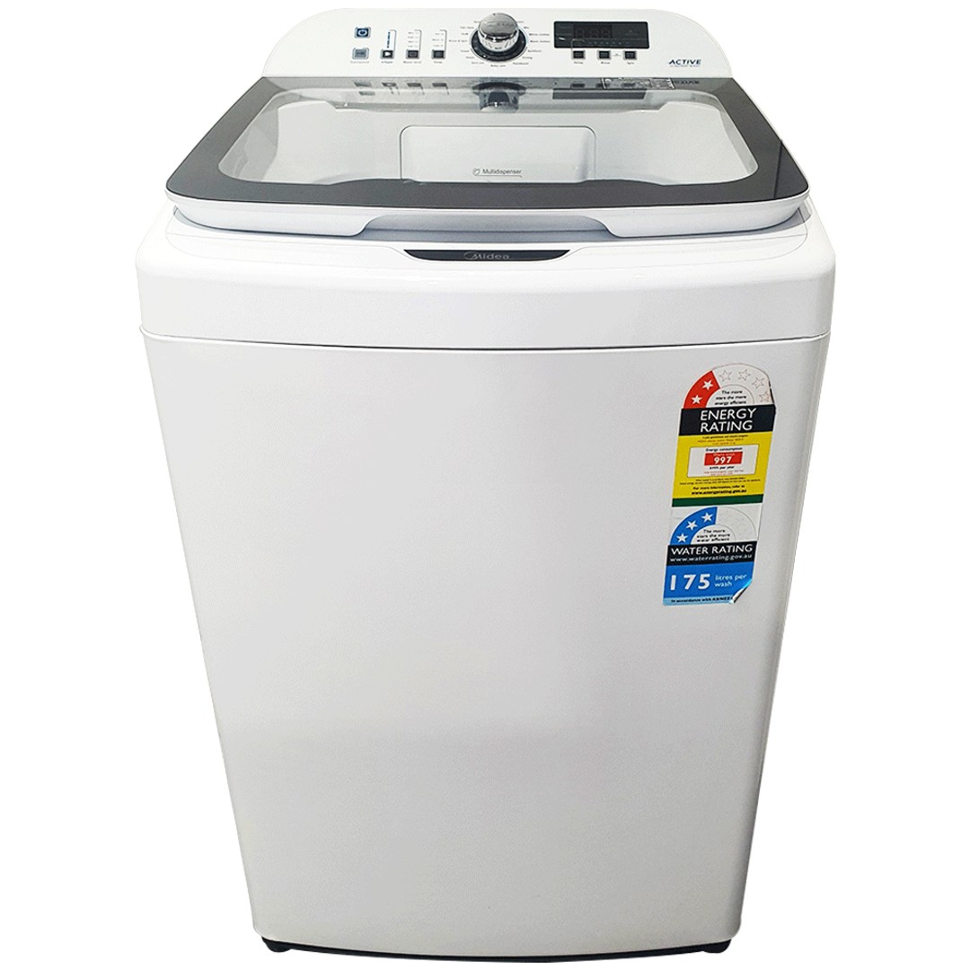 Midea Active Top Loader Washing Machine 12kg with Rear Control Panel