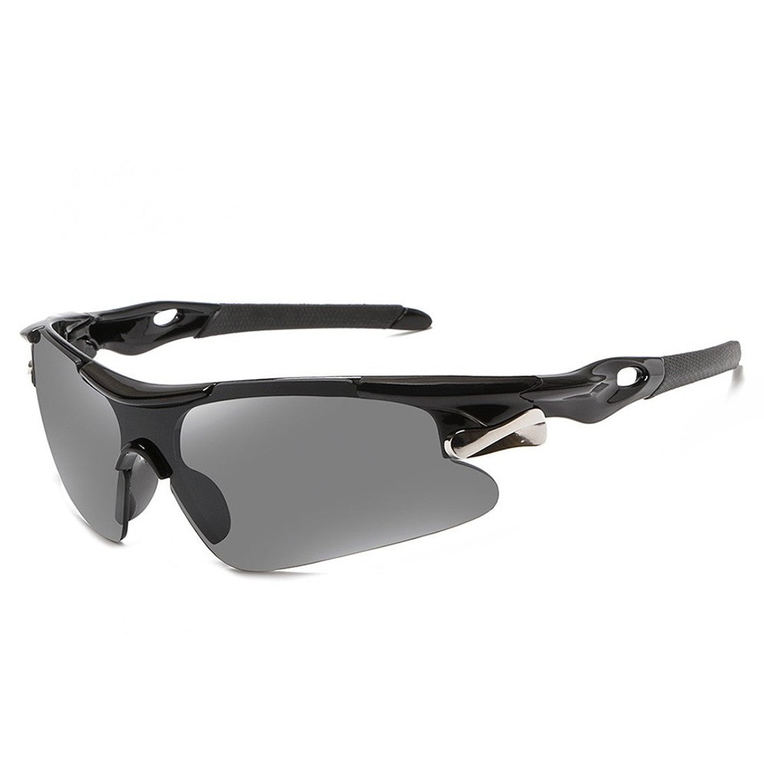Adult Sports Sunglasses Windproof Cycling Sunglasses UV Protection Glasses Grey