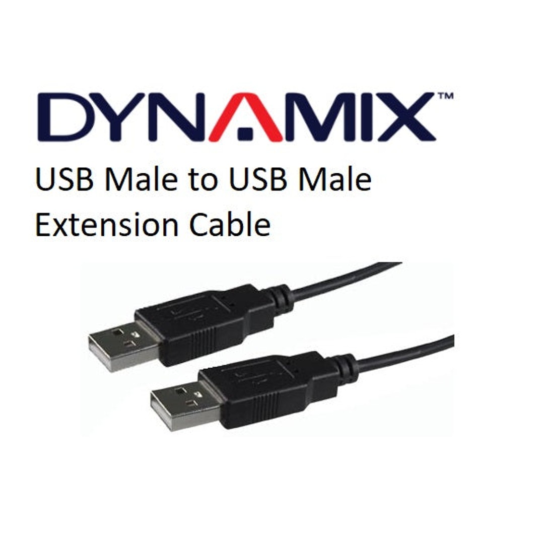 Dynamix 1M USB Male to USB Male Extension Cable C-U2AA-1