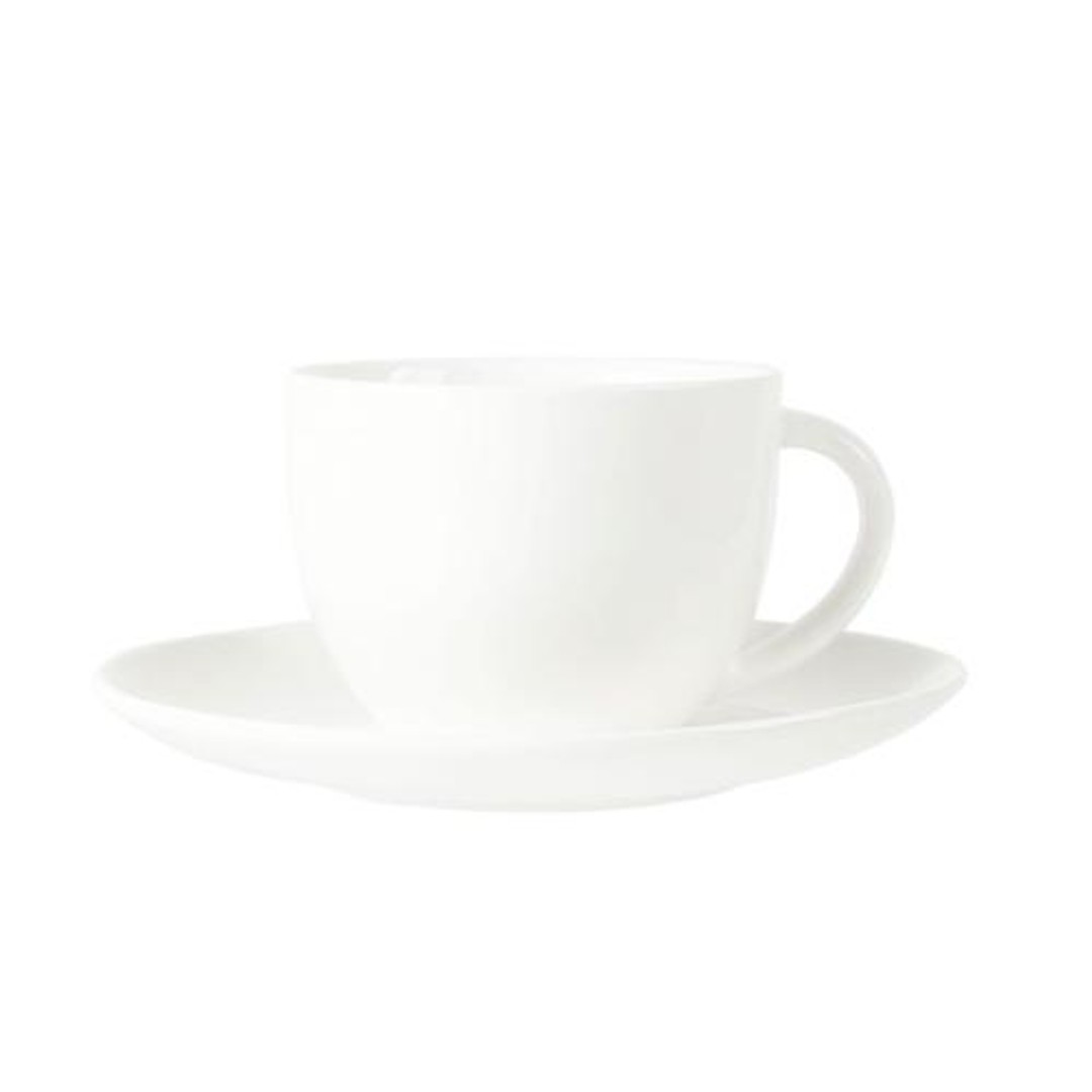 Tea Cup and Saucer (White) - 175mL