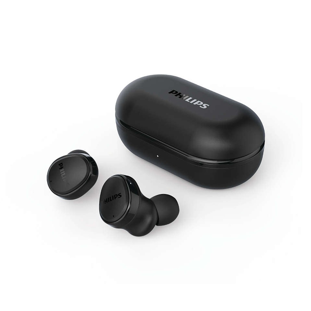 Philips TAT4556BK Active Noise Cancelling True Wireless Earbuds
