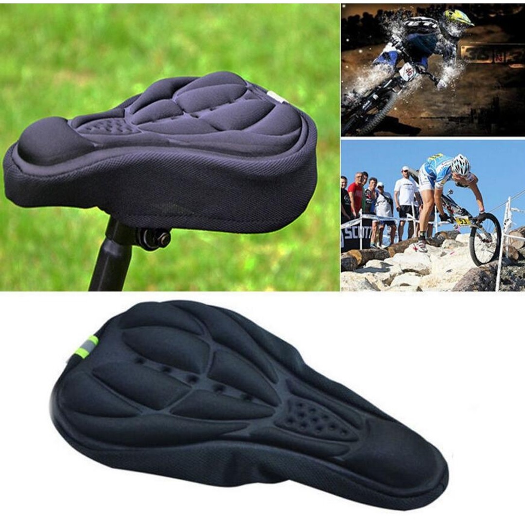 Bike Seat 3D Silicone Gel Pad Seat Saddle Cover