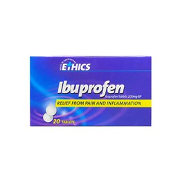 Ethics Ibuprofen 200mg Tablets, 20 pack (Quantity Limit 5)