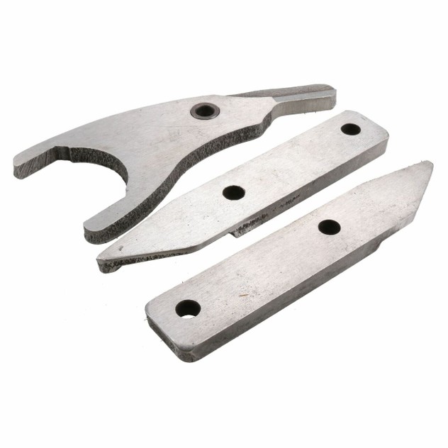 Air Metal Shear Cutter Cutting 3pc Blade Set Centre For Steel Aluminium 18 Gauge 