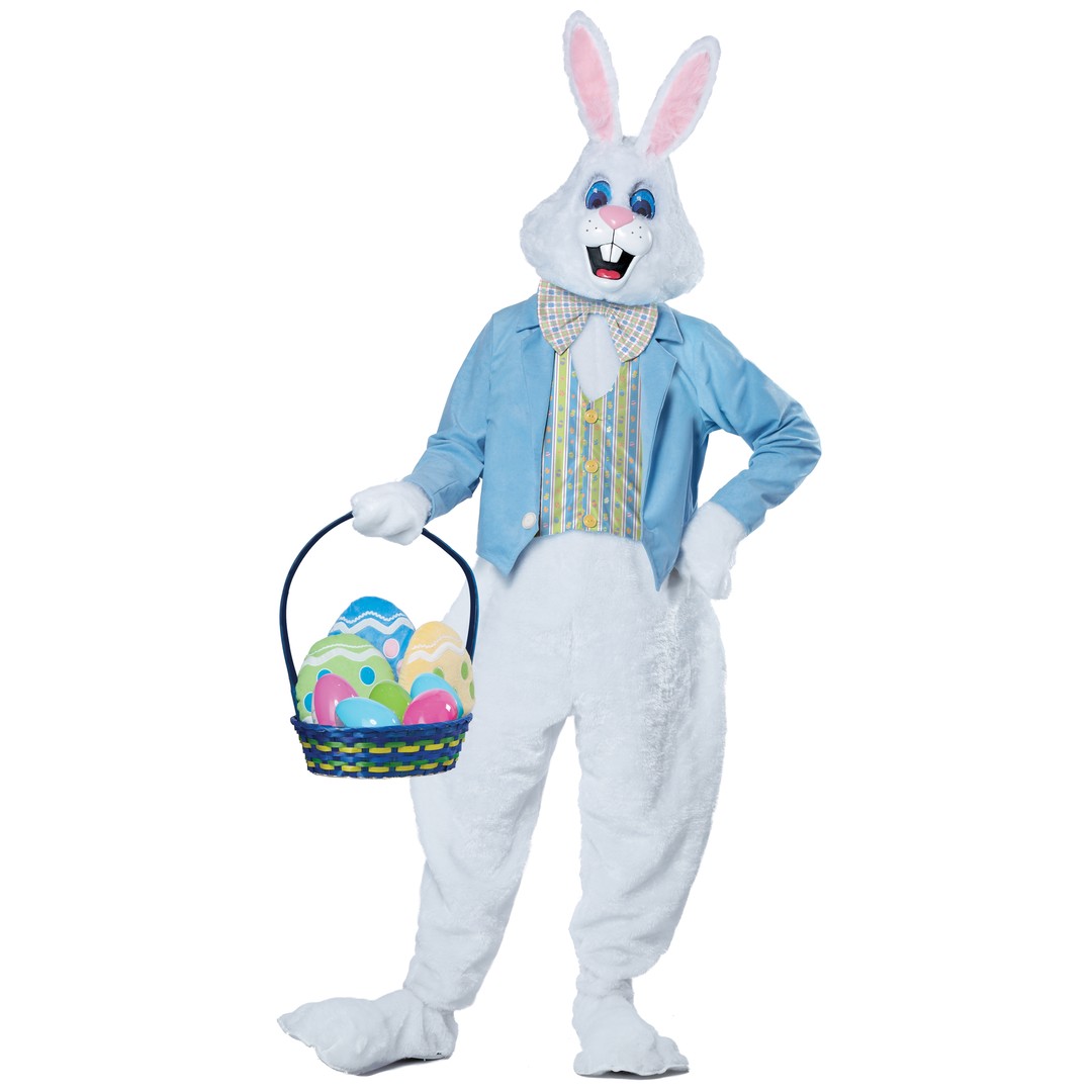 Costume King® Easter Bunny Deluxe Rabbit Mascot Suit Plush Dress Up Adult Men Costume