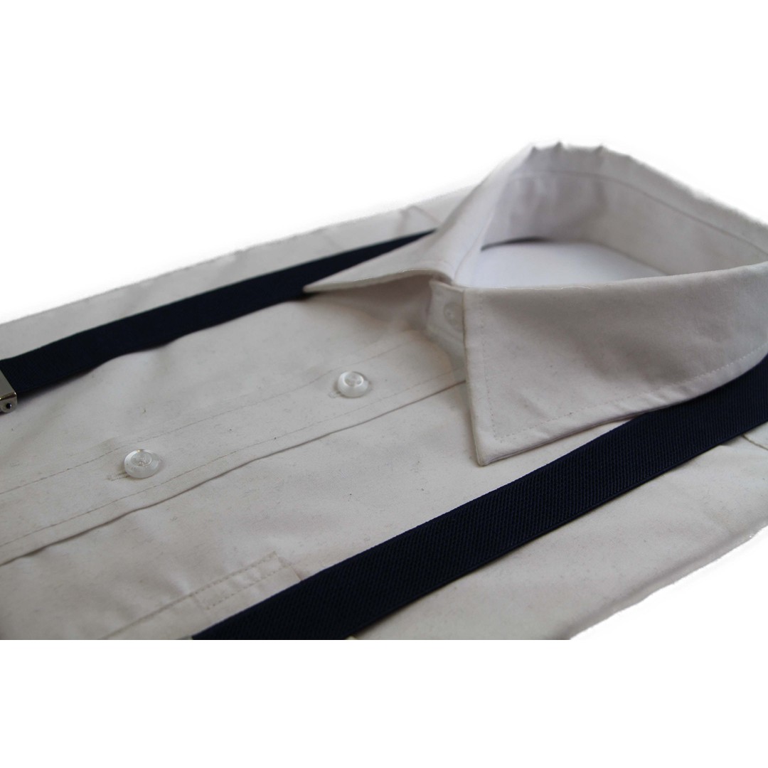 Tie Store Australia Adjustable 100cm Navy Adult Mens Suspenders