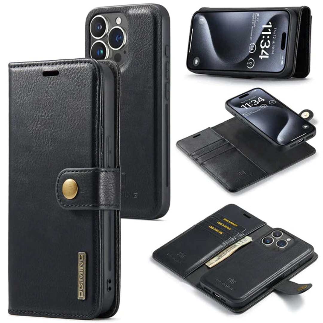 2-in-1 Detachable Wallet Case for iPhone 15 Plus