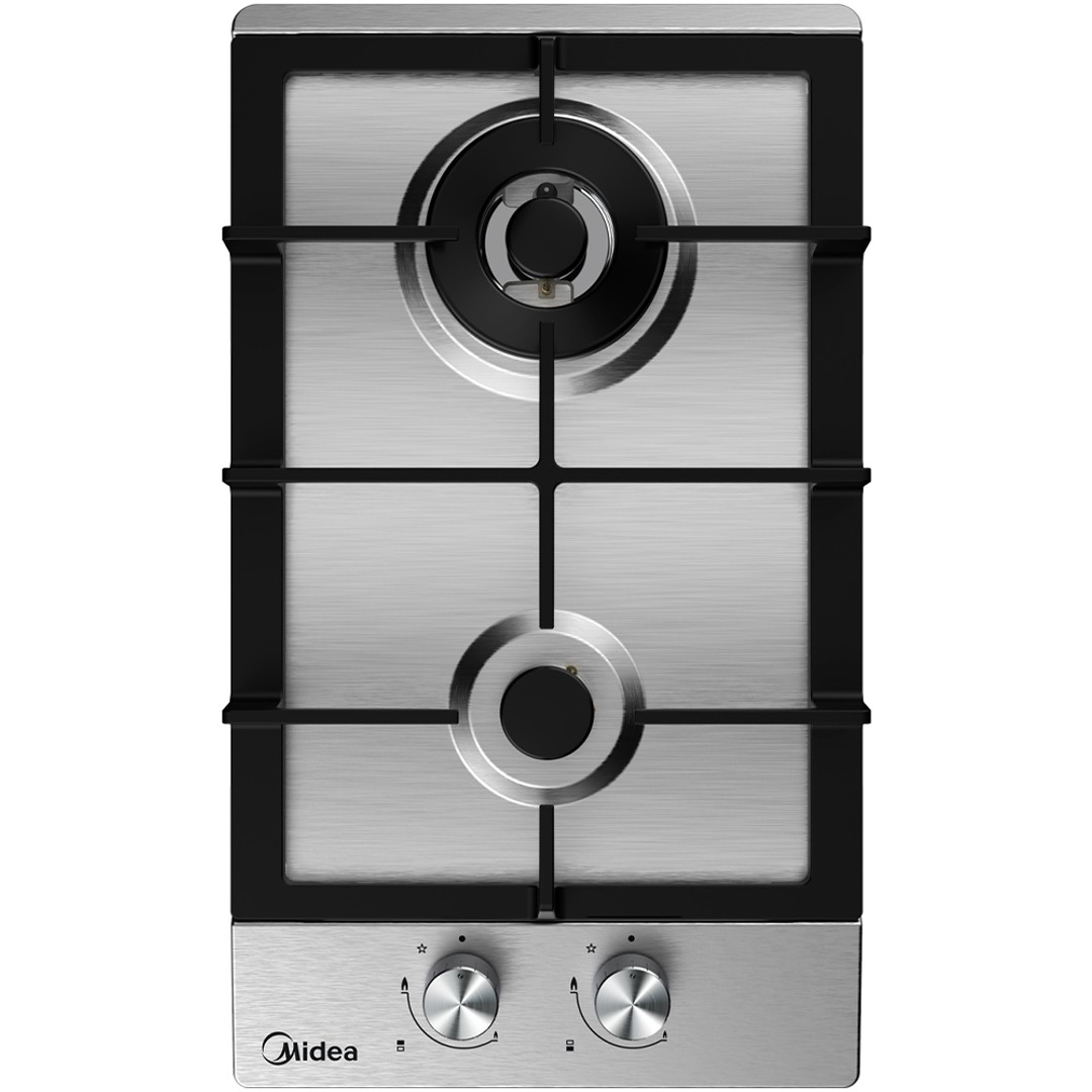Midea Gas Cooktop 30cm with 2 Burners SS