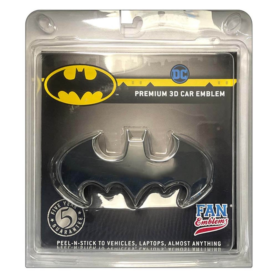 Fan Emblems - DC: Batman 3D Batwing Decal (Chrome)